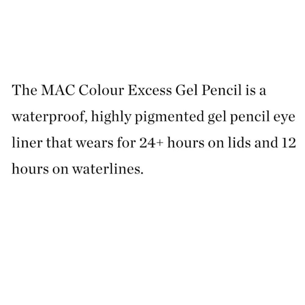 MAC Color Excess Nudge, Nudge, Ink Ink Metallic Bronze Eyeliner